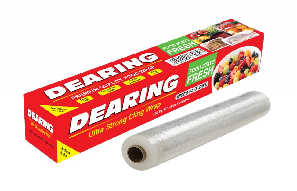 Dearing Cling Wrap 200 Sq. Ft +-(60mm x 300mm)